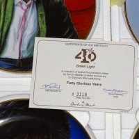 9 бр. портретни чинии на Клиф Ричард - 40 славни години, от Данбъри Минт, снимка 7 - Колекции - 39448019