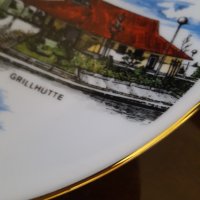 Разпродажба!Чисто нова декоративна немска чиния за стена със златен кант., снимка 4 - Колекции - 39350469