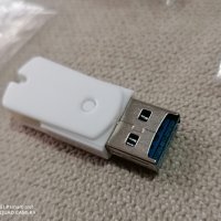 2 в1 Бял и черен микро УСБ / УСБ 2.0 адаптер четец за микро СД карти памет за лаптоп компютър таблет, снимка 3 - USB Flash памети - 32587272