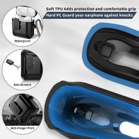 Нов защитен здрав черен калъф кейс за кутия на слушалки Apple Airpods 3 2 1, снимка 3 - Други - 37070034
