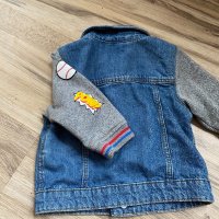 Оригинално дънково бебешко якенце на H&M ! 68 р, снимка 7 - Бебешки якета и елеци - 32612121