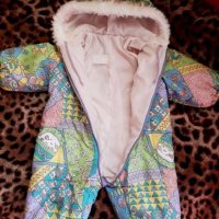 Зимен цветен бебешки / детски гащеризон - ексимос 12-18м, снимка 5 - Бебешки якета и елеци - 27313902