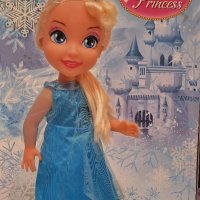 Голяма кукла Снежната принцеса с аксесоари , 39см , снимка 1 - Кукли - 43048313