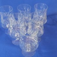 Големи красив чаши за алкохол, гравирани, столче, 6 бр комплект, снимка 3 - Чаши - 27682033