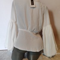 Бяло елегантно сако р-р М, ново, с етикет, снимка 10 - Сака - 40622578