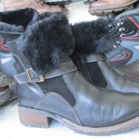 топли кафяви дамски боти, кубинки, ботуши,N- 38, Weather Rated Winter Snow Boots, естествена кожа +, снимка 7 - Дамски боти - 33415755