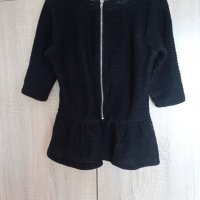 Елегантна блуза с пеплум, снимка 3 - Блузи с дълъг ръкав и пуловери - 39383586