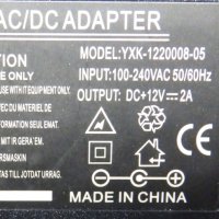 Захранващ адаптер 24W 12V - 2A , снимка 2 - Друга електроника - 40006623
