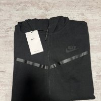 Нов мъжки черен екип Nike tech fleece, снимка 3 - Спортни дрехи, екипи - 42484751