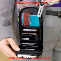 Чантичка органайзер за мобилен телефон , Touch Purse,Черна, снимка 2 - Други стоки за дома - 28586107