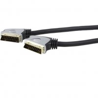 Скарт кабел 1,50м Scart cable HQ Silver Series позлатен , снимка 2 - Други - 34579064