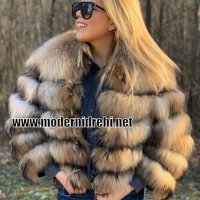 Дамско луксозно палто лисица код 91, снимка 1 - Палта, манта - 27580437