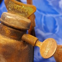 Стара масльонка и бензинова лампа, снимка 10 - Антикварни и старинни предмети - 36797365