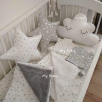 Спален комплект и възглавнички за бебе, снимка 1 - Спално бельо и завивки - 27895749