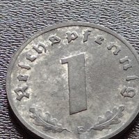 Две монети 1 райхспфенинг 1938г. / 1 райхспфенинг 1941г. Трети райх с СВАСТИКА редки 17385, снимка 9 - Нумизматика и бонистика - 40650393