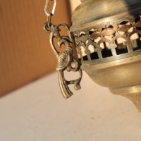 Месингово кандило-лампа, снимка 7 - Антикварни и старинни предмети - 43573110