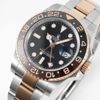 Мъжки часовник Rolex GMT-Master II Root Beer с автоматичен швейцарски механизъм, снимка 4 - Мъжки - 43489769