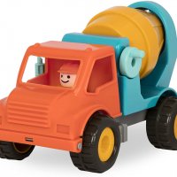 Детски камион бетоновоз Battat с функции и подвижни части внос от Германия, снимка 3 - Коли, камиони, мотори, писти - 32937201