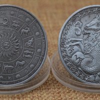 Монета зодия КОЗИРОГ, снимка 2 - Нумизматика и бонистика - 37372941