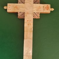 Възрождеснко седефен кръст от 19-ти век, снимка 7 - Антикварни и старинни предмети - 43655247