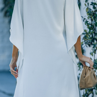 Дамска блуза тип кимоно в бял цвят, снимка 3 - Туники - 44862473