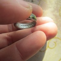 Страхотен пръстен Христина Топмодел емайл , снимка 3 - Пръстени - 27456717