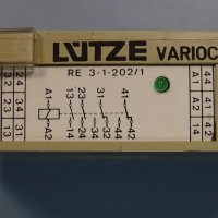 реле Lutze Variocompact Re 3-1-202/1 24V Module Relay, снимка 4 - Резервни части за машини - 37672082