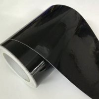 Черен гланц фолио стикер за залепване на кола автомобил джип бус ван пикап, снимка 4 - Аксесоари и консумативи - 33084863