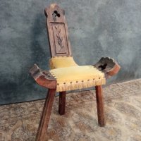 Старинен скандинавски стол за раждане, снимка 6 - Столове - 38043430
