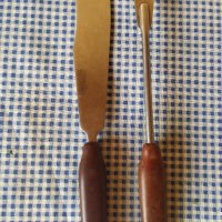 СССР готварска вилица и нож, снимка 1 - Прибори за хранене, готвене и сервиране - 43929040