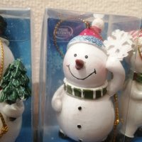 Коледни фигурки за елха и декорация на снежни човечета. , снимка 2 - Декорация за дома - 43258780