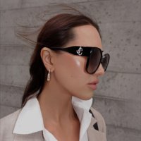 Оригинални дамски слънчеви очила Jimmy Choo -50%, снимка 4 - Слънчеви и диоптрични очила - 43611515