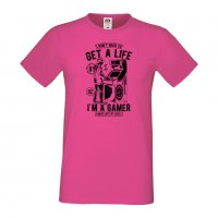 Мъжка тениска Get A Life,Изненада,Подарък,Празник , снимка 7 - Тениски - 36812295