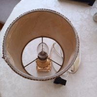 Стара медна нощна лампа, снимка 5 - Антикварни и старинни предмети - 40445796