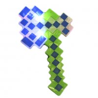 2942 Светеща брадва Майнкрафт играчка Minecraft със звук, 36 см, снимка 6 - Други - 37177509