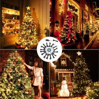 GARITE Коледни светлини за елха, 2 м x 16Line 400LEDs, топло бяло, снимка 6 - Декорация за дома - 43142132