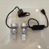 LED крушки за автомобил Osram H7, 18W, 12V, + компенсатори за грешки, снимка 1 - Аксесоари и консумативи - 44117533