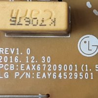 Продавам Power board-EAX67209001(1.5),Main board-EAX67872805(1.1),LG43D07-ZC31AG-04 от тв.LG 43UK647, снимка 6 - Телевизори - 37337711