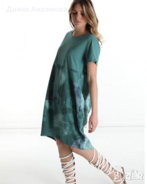 Нови памучни рокли Л*ХЛ с ГО до 110см, снимка 1