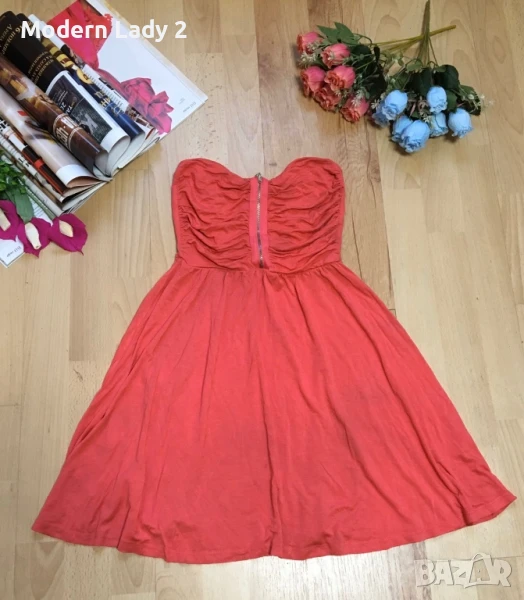 Коралова рокля Gina Tricot, снимка 1
