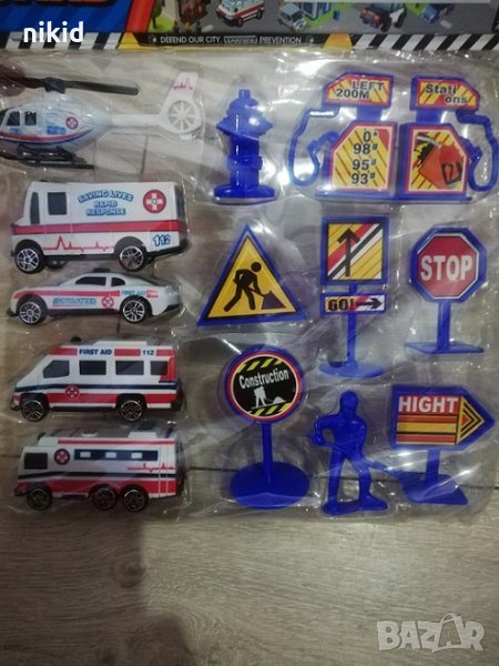 Сет Линейка Хеликоптер Знаци пластмасови фигурки за игра и украса торта играчки  , снимка 1