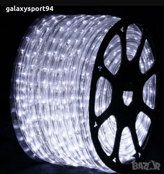 LED Бял Маркуч на метър 2.90лв от 10 до 100метра Изработка, снимка 1