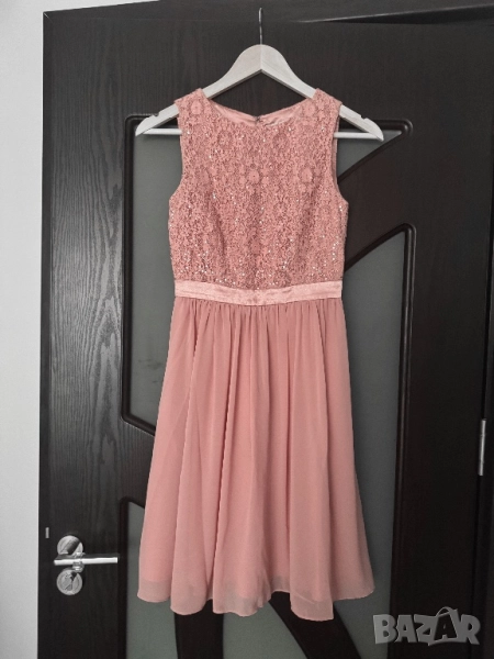 Розова коктейлна рокля Jake’s Cocktail , снимка 1