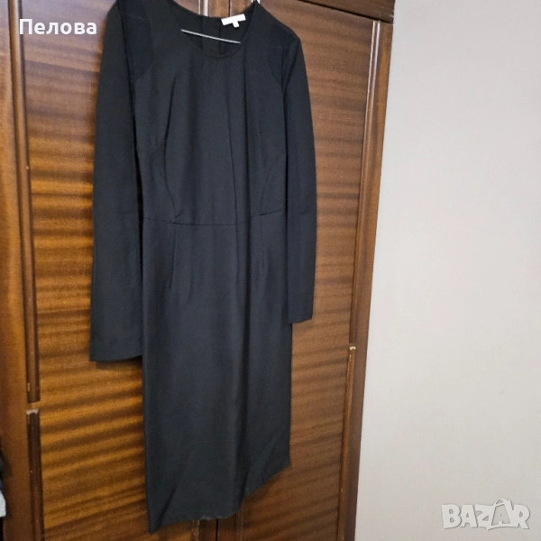 черна рокля с тюл Patrizia Pepe, снимка 1