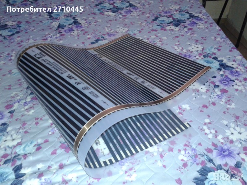 Инфрачервено отоплително фолио 210 - 230 W на 1 линеен метър, снимка 1