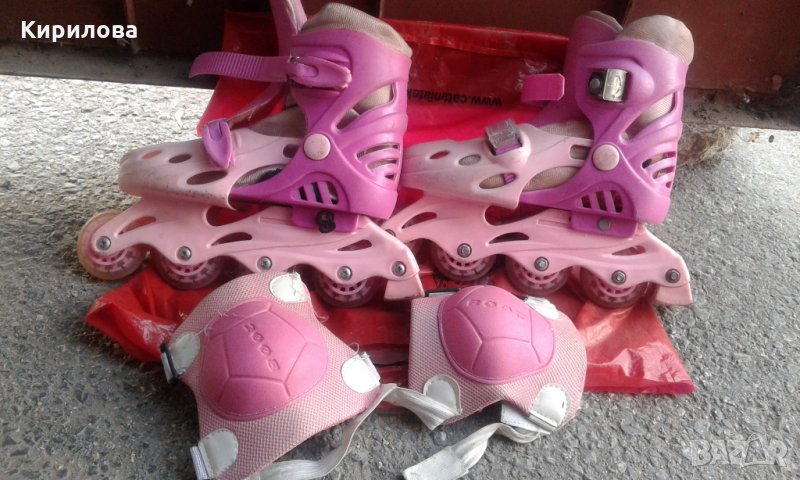 ролери розови размер 34-36, снимка 1