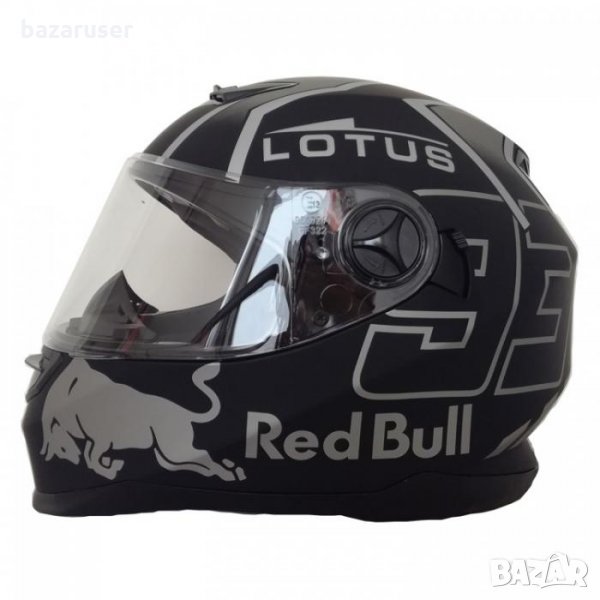 Каска за Мотор 2496 Lotus Черен Мат 72041/182829, снимка 1