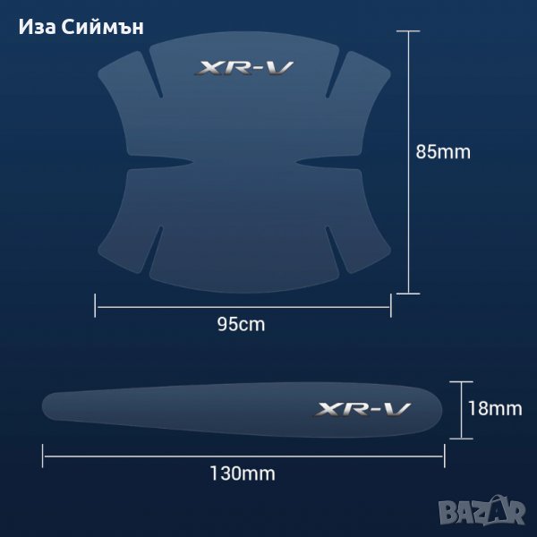 Защитни стикери за Хонда и Мерцедес, снимка 1