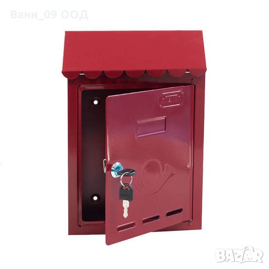 Пощенска кутия в червен цвят, снимка 1