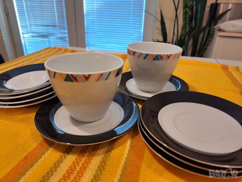 Domestic - Чинийки и 2 чаши, снимка 1
